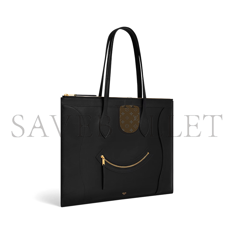 ce1i*e flat cabas new lU*gage in glossy calfskin 123963gw4.38no (44.5*31.5*0.5cm)